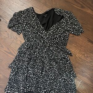 All saints floral babydoll dress